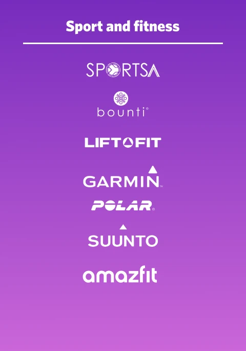 Logos of the health and lifestyle category of various Momentum Multiply rewards partners, including PickNPay, Dis-Chem, and Clicks.