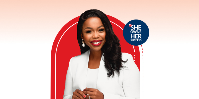 Nozipho Tshabalala, facilitator at #SheOwnsHerSuccess workshop 2025, and globally renowned business broadcaster and strategist.