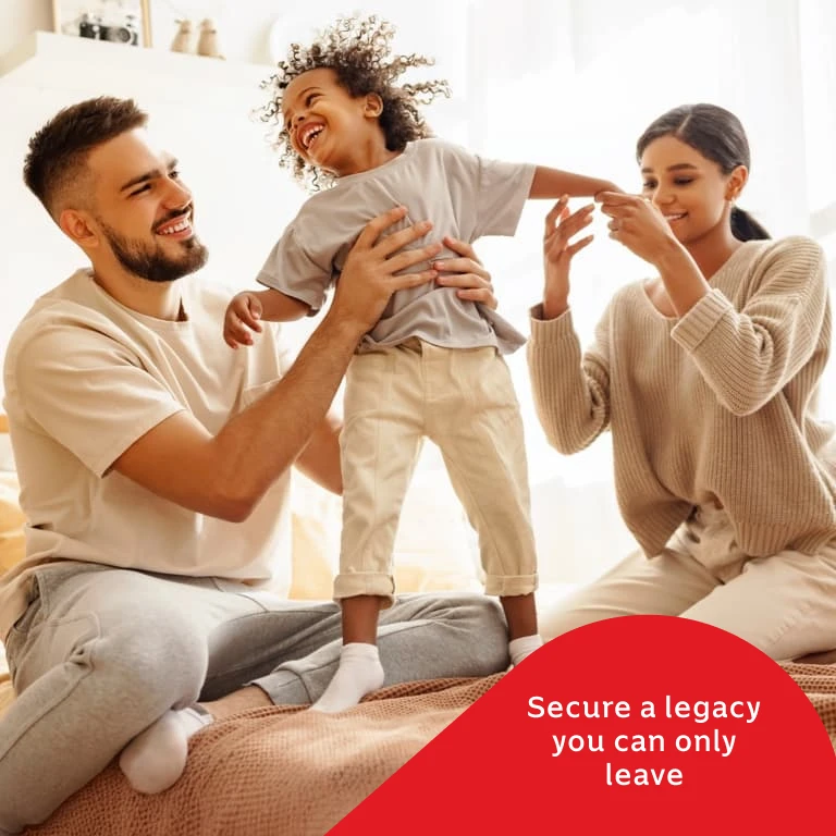 Young family enjoying time together, confident their legacy is protected with a Will this National Wills Week