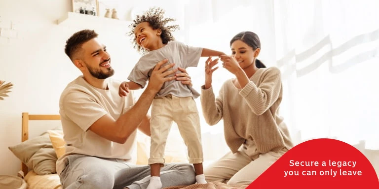 Young family enjoying time together, confident their legacy is protected with a Will this National Wills Week